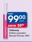Safeway Battery Operated Beauty Trimmer-Each