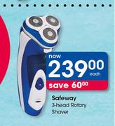 Safeway 3-Head Rotary Sahver-Each