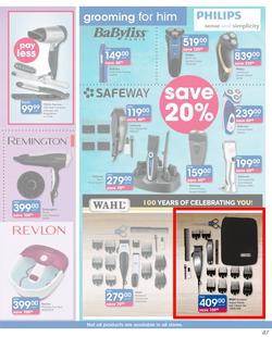 Clicks : You Pay Less (5 Nov - 20 Nov 2019), page 47