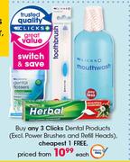 Clicks Dental Products(Excl.Power Brushes & Refill Heads)-Each