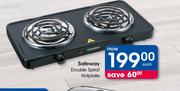 Safeway Double Sprial Hotplate-Each