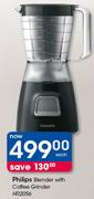 Philips Blender With Coffee Grinder HR2056-Each