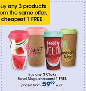 Clicks Travel Mugs-Each