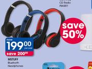 M Stuff Bluetooth Headphones-Per Pair