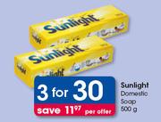 Sunlight Domestic Soap-3 x 500g