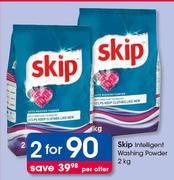 Skip Intellgent Wahing Powder-2 x 2Kg