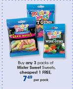 Mister Sweet Sweets-Per Pack