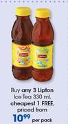 Lipton Ice Tea-330ml Per Pack