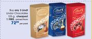 Lindt Lindor Chocolates-125g Per Pack