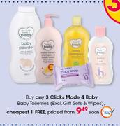 Clicks Made 4 Baby Baby Toiletries(Excl.Gift Sets & Wipes)-Each