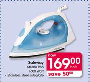 Safeway Steam Iron 1600 Watt-Each