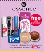 Any 3 Essence Cosmetic Products One Being A Foundation-Each