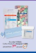 Clicks Cotton Products-Per Pack