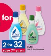 Cutex Nail Polish Remover-For 2