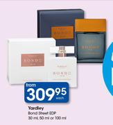 Yardley Bond Street EDP-30ml, 50ml Or 100ml Each