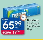 Tinadrem Anti Fungal Foot Cream-20g Each