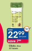 Clicks Aloe-30 Tablets Per Pack