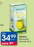 AlkaFizz Effervescent Granules-60g Each