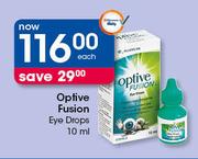 Optive Fusion Eye Drops-10ml Each