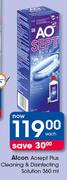 Alcon Aosept Plus Cleaning & Disinfecting Solution-360ml Each