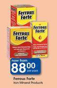 Ferrous Forte Iron Mineral Products-Per Pack