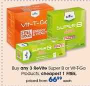 Revite Super B Or Vit-T-Go Products-Each