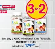 GNC Milestones Kids Products-Each