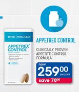 GNC Appetrex Control Clinically Proven Appetite Control Formula-Per Pack