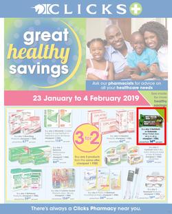 Clicks : Great Family Savings (23 Jan - 4 Feb 2019), page 19