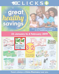 Clicks : Great Family Savings (23 Jan - 4 Feb 2019), page 19