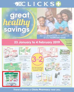 Clicks : Great Family Savings (23 Jan - 4 Feb 2019), page 19