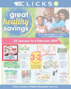 Clicks : Great Family Savings (23 Jan - 4 Feb 2019), page 19
