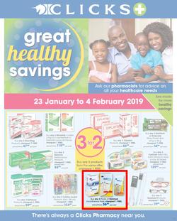 Clicks : Great Family Savings (23 Jan - 4 Feb 2019), page 19