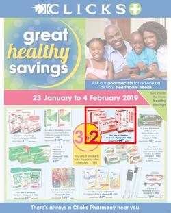 Clicks : Great Family Savings (23 Jan - 4 Feb 2019), page 19