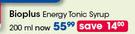 Bioplus Energy Tonic Syrup-200ml Each