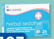 Clicks Herbal Calm 26 Tablets For 2