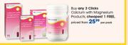 Clicks Calcium With Magnesium Products-Per Pack