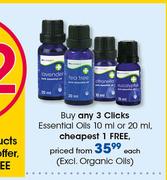 Clicks Essential Oils-10ml Or 20ml Each