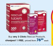 Clicks Rescue Products-Each