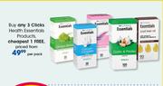 Clicks Health Essentials Products-Per Pack