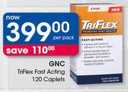 GNC Triflex Fast Acting 120 Caplets Per Pack