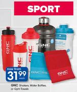 GNC Shakers Water Bottles Or Gym Towels-Each
