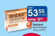 Rehidrat Sport Naartjie 14g x 6 Vit X-Per Pack
