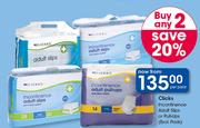 Clicks Incontinence Adult Slips Or Pull-Ups (Excl.Pads)-Per Pack