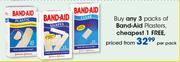 Band-Aid Plasters-Per Pack