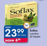 Soflax Laxative-20 Tablets Per Pack