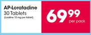 AP Loratadine-30 Tablets Per Pack