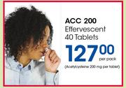 ACC 200 Effervescent-40 Tablets Per Pack