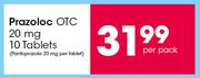 Prazoloc OTC 20mg-10 Tablets Per Pack