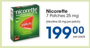 Nicorette 25mg-7 Patches Per Pack